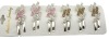 Wholesale Metal Hair Wave Shape Clips with Stone, Hair Accessories, Hair Jewelry