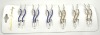Wholesale Metal Hair Wave Shape Clips with Stone, Hair Accessories, Hair Jewelry