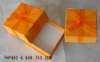 Wholesale Orange Earring Box with Ribbon