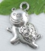 Wholesale 2011 newest fashion silver tibetan jewelry findings,zinc alloy charms YT038