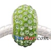Wholesale Vnistar Silver Plated Crystal Bead Pgb599-8 With White Copper Single Core Wholesale