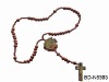 Wholesale Wooden bead cross necklace