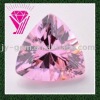 Wholesale pink trillion cz tirangle shape loose bead