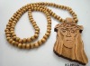 Wholesale Fancy wooden beads necklace