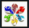 Wholesale fashion design glass pendant
