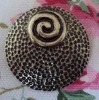 Wholesale fashion round conch charms, vintage jewerly charms