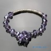 Wholesale High quality crystal purple bracelets jewelry
