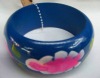 Wholesale 2011 printing wood bracelet