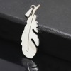 Wholesale stainless steel pendant-feather