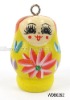 Wholesale wood russia doll pendant
