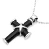 Wholesale 2011 Black Cross casting pendant Jewelry