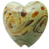Wholesale heart shaped fashion glass beads RY002352
