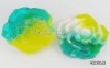 Wholesale New colorful flower resin beads