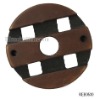 Wholesale round resin connector with two hole