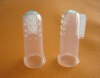 Wholesale silicone baby toothbrush