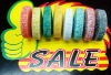 50g colorful cylinder organic salt soap
