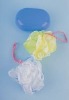 Wholesale color bath scrubber set and box