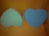 Wholesale heart shape cleaning sponge