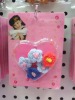 Princess hair flower stickers