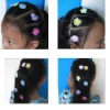 Wholesale Princess hair flower stickers