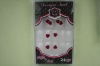 Party Nails -3DF flower design / Rhinestones