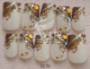 Rhinestone DECORATED NAIL ART TIP/cute design