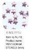 nail art pentagram stone NJ-19