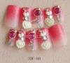 Wholesale Rhinestone DECORATED PINK COLOR NAIL ART TIP