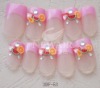 Wholesale FRUIT DECALS PINK COLOR NAIL ART