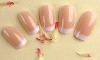 Wholesale 24pcs white tip bare nail kit