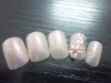 Wholesale 24tips jewelry flower paillettes artificial nail kit
