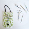 Manicure set with color implements