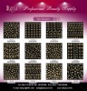 golden 3d nail stickers nail art