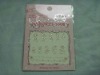 Wholesale pink plastic nail sticker