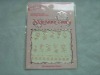 Wholesale pink plastic nail sticker
