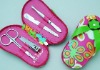 Wholesale manicure set in beach sandal shape