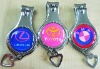 Wholesale nail clipper promotional with bottle opener