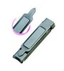 Wholesale stainless steel nail clipper with nail file