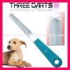 Beautiful Colour Professional Pet Nail File With Soft Rubber Handle