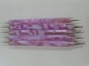pink dotting pens
