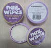Wholesale nail vanish remover pads/nail polish remover pads