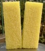 yellow colour pu soft pumice sponge