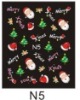Wholesale Christmas nail sticker for gift ( MD-CNS005A )