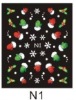 Christmas nail sticker for christmas decoration ( MD-CNS001A )