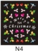Wholesale Christmas nail sticker for promotion ( MD-CNS004A )
