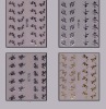 Wholesale 3D Golden Nail Stickers
