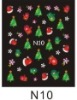 Wholesale Holiday nail sticker ( MD-CNS010A )