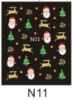 Christmas nail sticker ( MD-CNS011A )