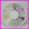 Wholesale 24pcs soft flowers Nail art decoration