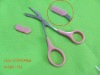 Wholesale cosmetic promotion gift,beauty scissors eyebrow scissors